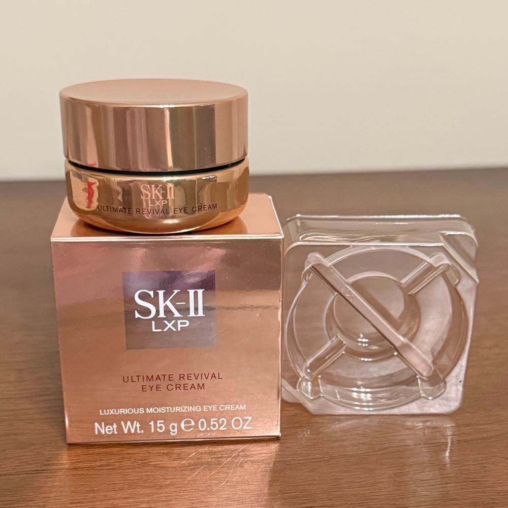 SK-II LXP Ultimate Revival Eye Cream, 0.52 oz, NIB with Seal on Jar, Anti-Aging - Picture 6 of 8